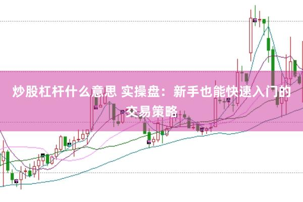 炒股杠杆什么意思 实操盘:新手也能快速入门的交易策略